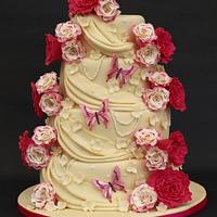 Florence, white chocolate wedding cake