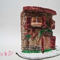 Rustic cookie house
