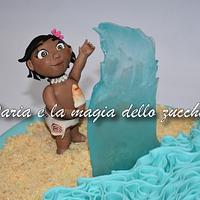 Baby Moana cake
