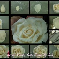 Playing with Icing ...........Cream Roses