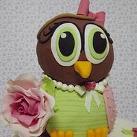 sweet owl cake