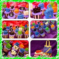 bag cakes and cupcakes