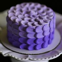 Lavender Ombre Petal Cake