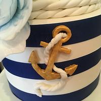 A navy cake