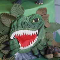 Dinosaur cake