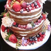 fruity any natural wedding cake