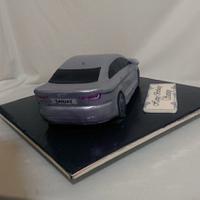 Sculpted Audi S3 2015 car cake