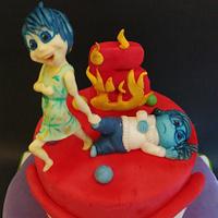 Inside out cake