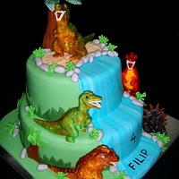 Dinosaurs  cake