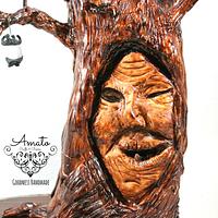 Single tooth witch tree lady
