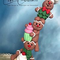 Gingerbreadman caketopper