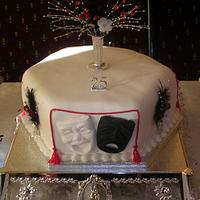 My Silver wedding Cake entitled Marriage & Music