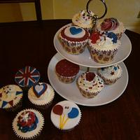 Diamond Jubilee Cupcakes