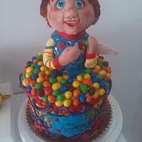 funny Chucky cake
