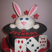 Magic Bunny Hat Cake