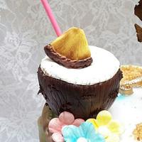 Aloha & Moana theme cake