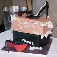 Christian Louboutin Shoebox and Shoes