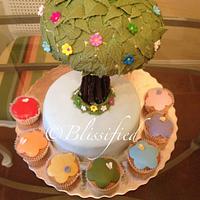 Tree Celebration Cake