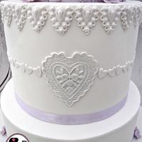 3 Tier Birdcage wedding cake