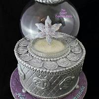 Silver Snow Globe