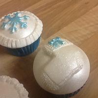 Winter Wonderland Cupcakes