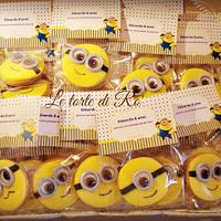 Despicable me cake and cookie favors