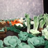 Garden & veggies Cake