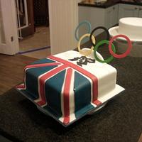 My Olympic Theme cake for one of the torch bearers