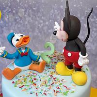 Donald duck and Mickey by Arty cakes 