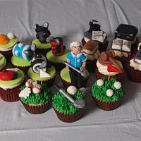 Golf & Lawyer's Stuff Cupcakes