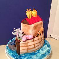 Noah's ark cake 