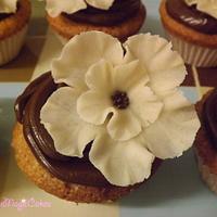 Marzipan Blossom Cupcakes