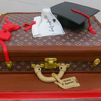 Vuitton Graduation Cake