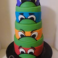 Ninja Turtle Birthday Cake - cake by DaniellesSweetSide - CakesDecor