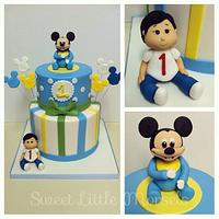 Mickey 1st Birthday Cake
