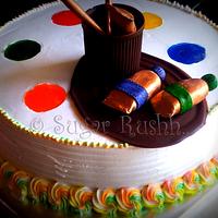 Colour Palate Cake