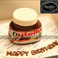 Nutella Jar Cake 