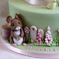 Beatrix Potter cake and Peter Rabbit tutorial