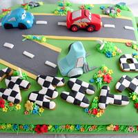Cake a year old - "Cars"