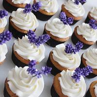Lavender engagement Cake,cupcake and Cookies