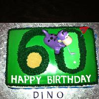 60th Birthday Dino Cake 