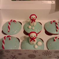 Christmas cup cakes