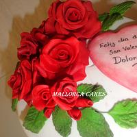 Valentines day cake 