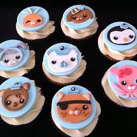octonauts cupcakes