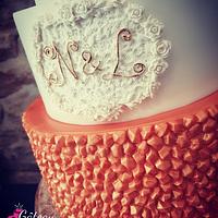 Summer wedding cake 