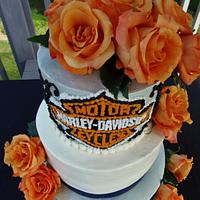 Harley Davidson BC wedding cake