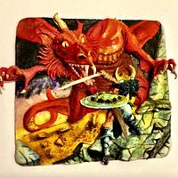 Dungeons and Dragons cake