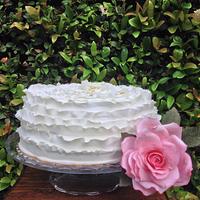 Total White...Isabella's cake