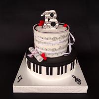 Music cake Music cake