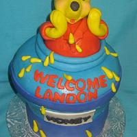 Pooh Babyshower Cake 